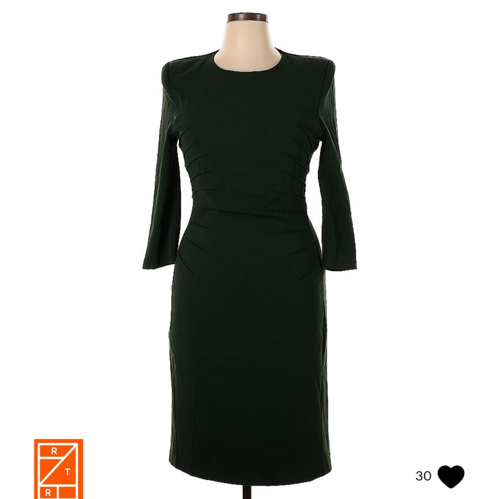 Beautiful and classy! This dress is ready for work or an evening out!
